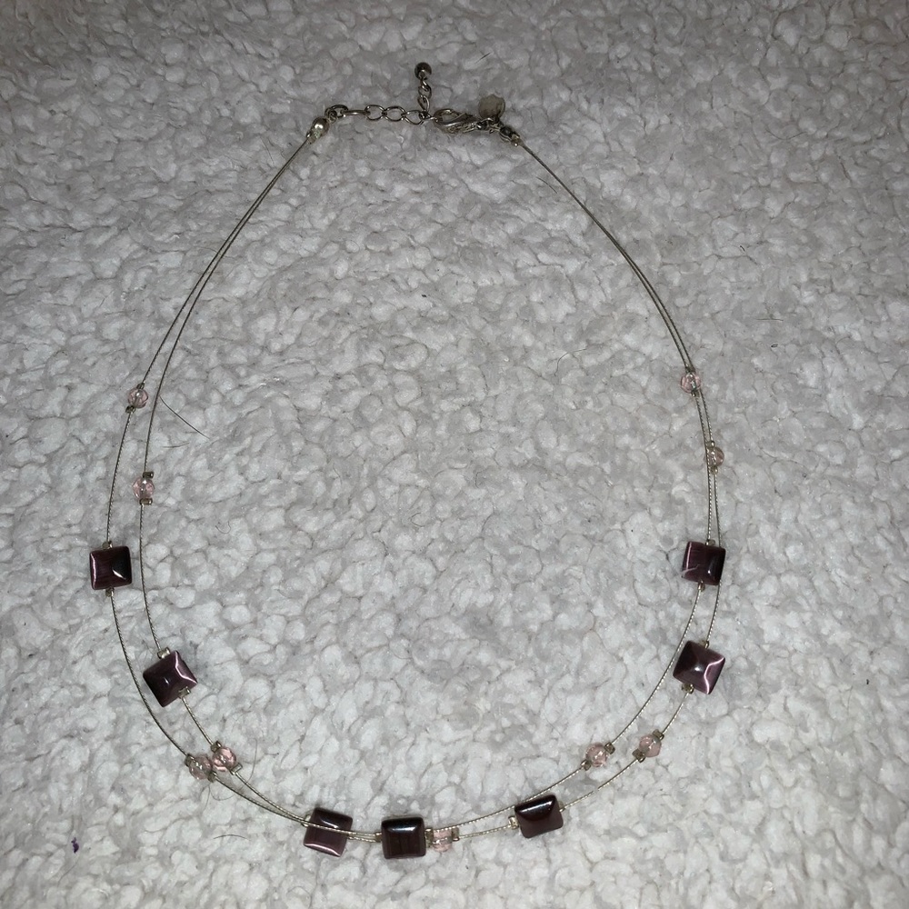 Express Choker Purple Stone Necklace